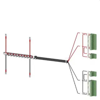 Siemens Spannungsversorgungskabel für 3KC8 2polig für 800-1000A 3KC9833-4