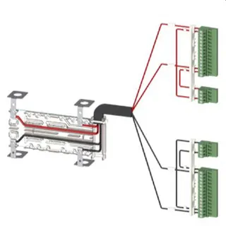 Siemens Spannungsversorgungskabel für 3KC8 2polig für 400A 3KC9834-2