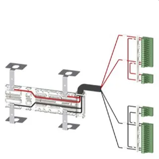 Siemens Spannungsversorgungskabel für 3KC8 2polig für 630A 3KC9834-3