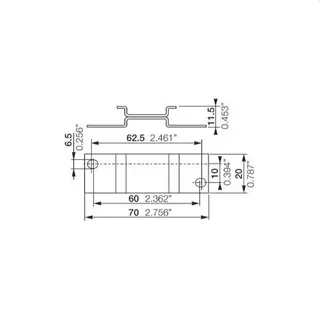 ABB Stotz-Kontakt Adapter ADP.01 für Schraubbefestigung 1SVR430029R0100