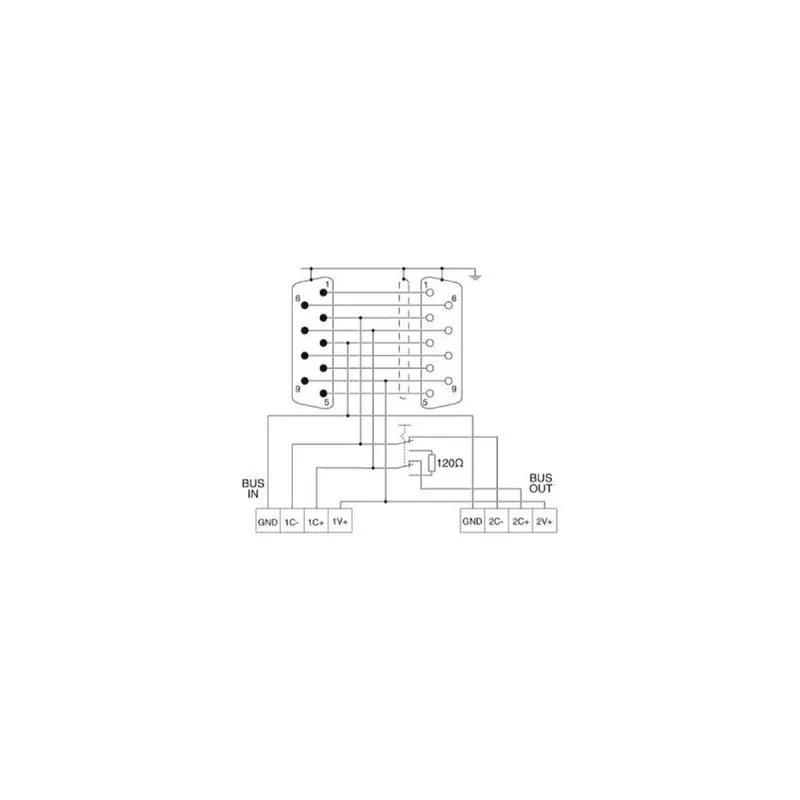 Phoenix Contact SUB-D-Busstecker SUBCON-PLUS-CAN/PG 9polig