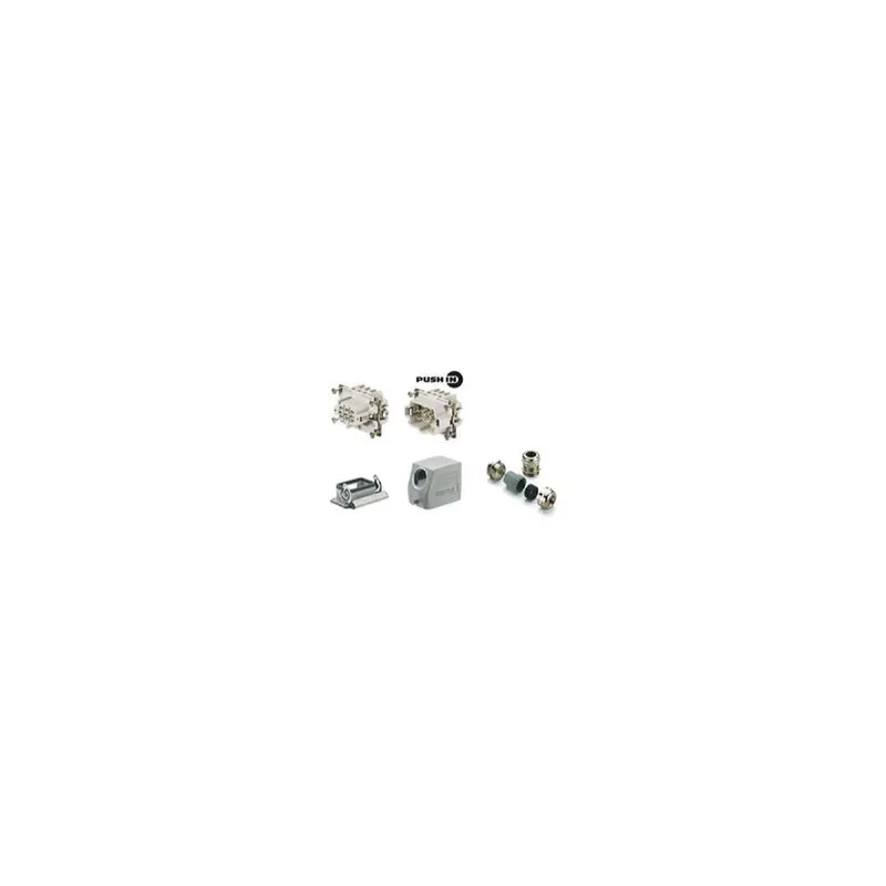 Weidmüller Steckverbinder-Set HDC KIT-HE-P 06.10M 6polig PushIn 1027650000 1 STK