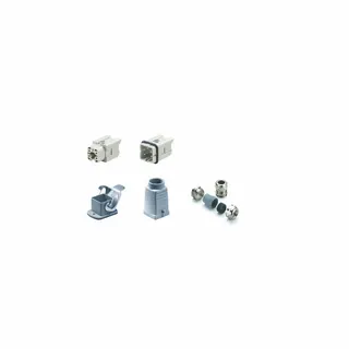 Weidmüller Steckverbinder-Set HDC KIT-HA 04.400M 4polig PushIn 1802440000 1 STK