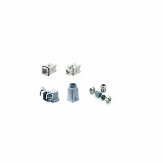 Weidmüller Steckverbinder-Set HDC KIT-HA 03.302M 3polig PushIn 1802450000 1 STK