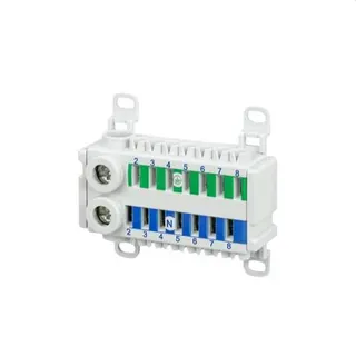 Siemens N-/PE-Klemme 16polig blau/gruen 8GS4034-3