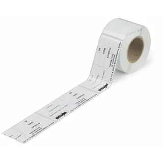 WAGO Etikett 33x70mm weiss