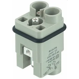 Harting Buchse 09120022651 HAN Q 2/0-sti 4-6qmm