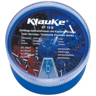 Klauke Streudose m. iso. Zwillin.- Adere. 2x0,75-2x2,5qmm ST15B