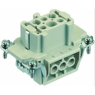 Harting Buchseneinsatz (F) 09330062701 6polig 6E BU-S