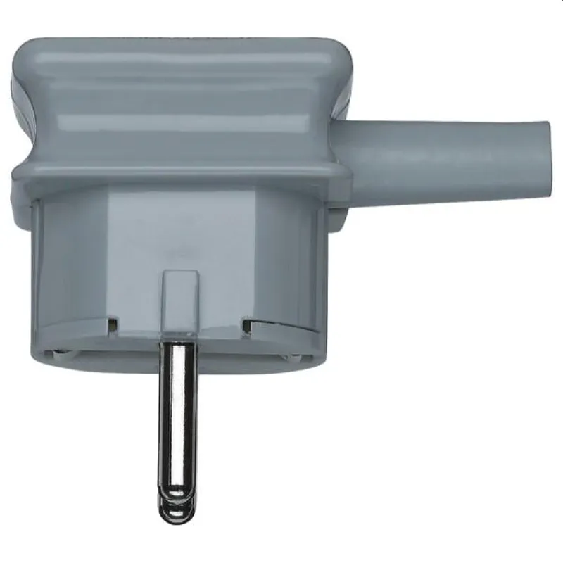 Merten SCHUKO-Stecker 120963 bruchgeschuetzt grau