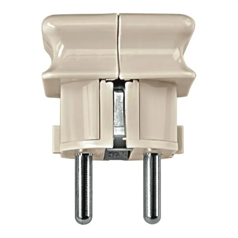 Merten SCHUKO-Stecker 120927 bruchgeschuetzter weiss