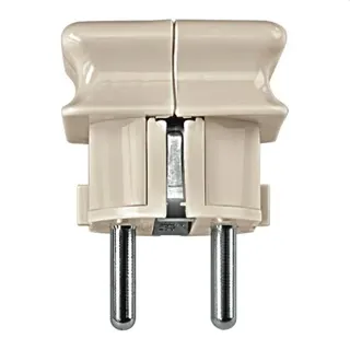 Merten SCHUKO-Stecker 120927 bruchgeschuetzter weiss
