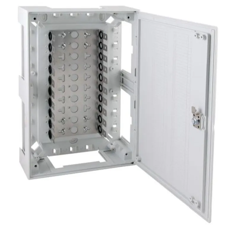 DNTE Kunststoffverteiler innenBox III zu 100DA mit Vorreiber 46026.1