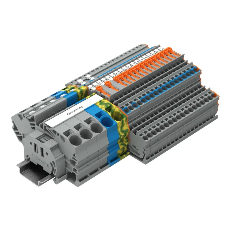 WAGO TOBJOB S Hauptverteiler-Set FI 821-129 ohne N-Sammelschiene