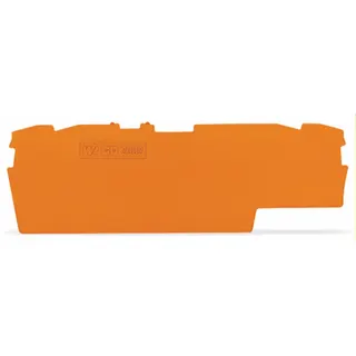 WAGO Abschlussplatte u. Zwischenplatte 2002-1892 orange 1mm