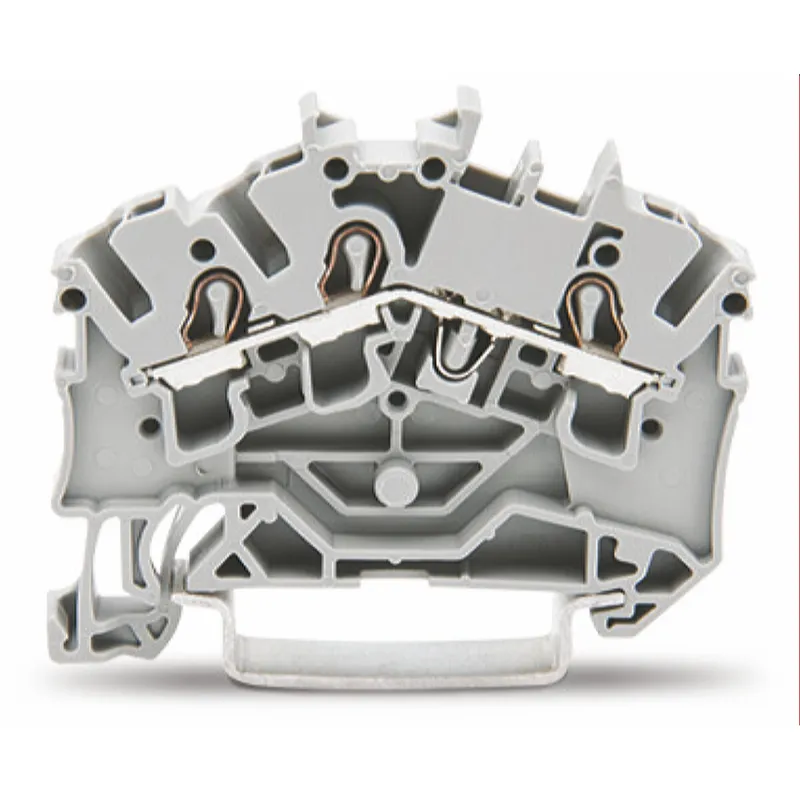 WAGO 3 Leiter Durchgangsklemme 2002-6301 TOBJOB 2,5 (4)mm grau