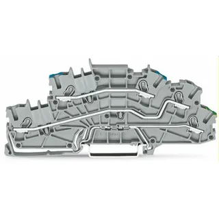 WAGO Installationsetagenklemme 2003-6646 TOPJOB S grau N/L/PE