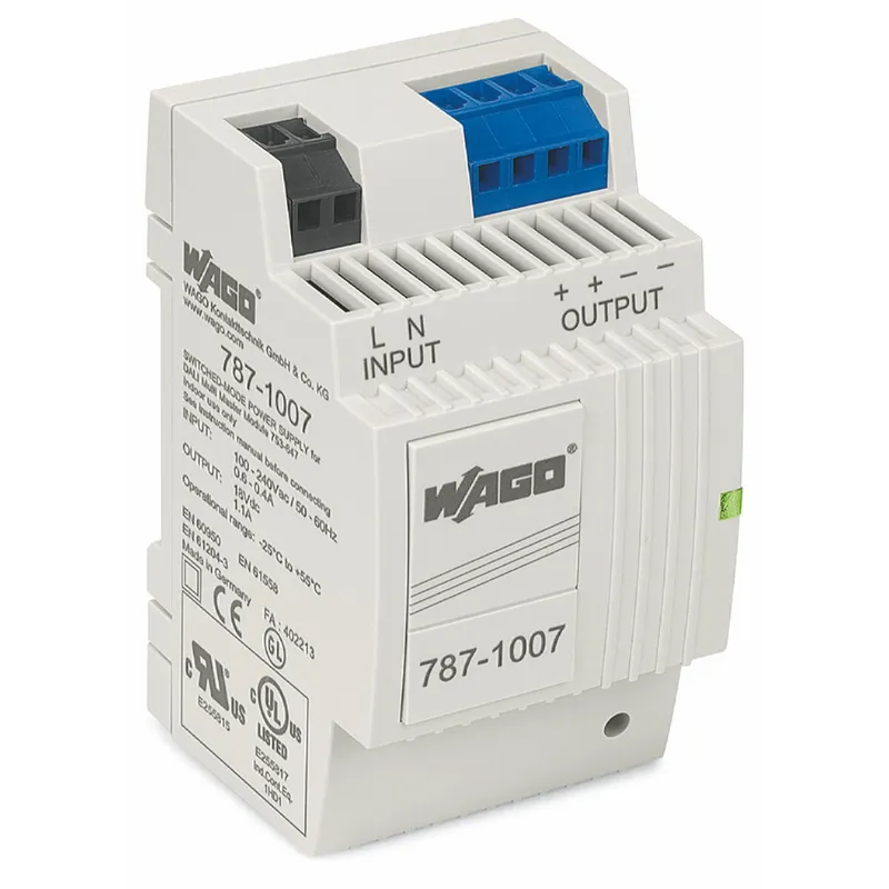 WAGO primär getaktete Stromversorgung 787-1007 DC 18V 1,1A