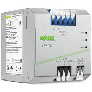 WAGO primär getaktete Stromversorgung 787-734 ECO Ausgang 24VDC 20A