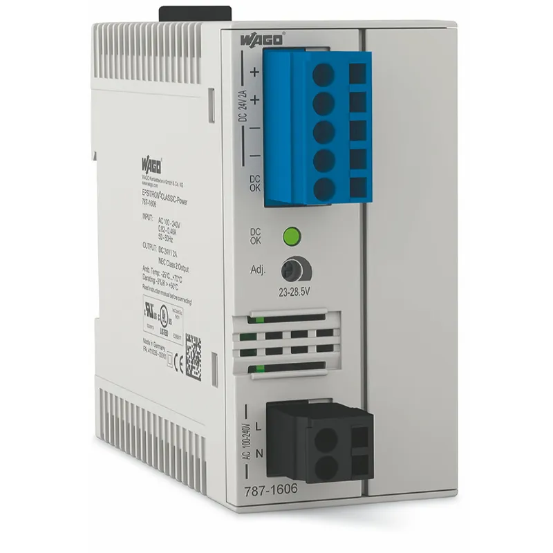 WAGO primär getaktete Stromversorgung 787-1606 Classic Power 24V 2A