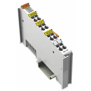WAGO 2 Kanal Relaisausgangsklemme 750-517 230VAC/300VDC