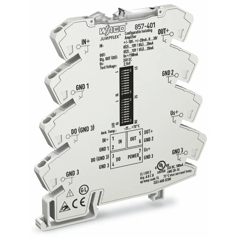WAGO Trennverstärker 857-401 Softwarekonfiguration 24V DC