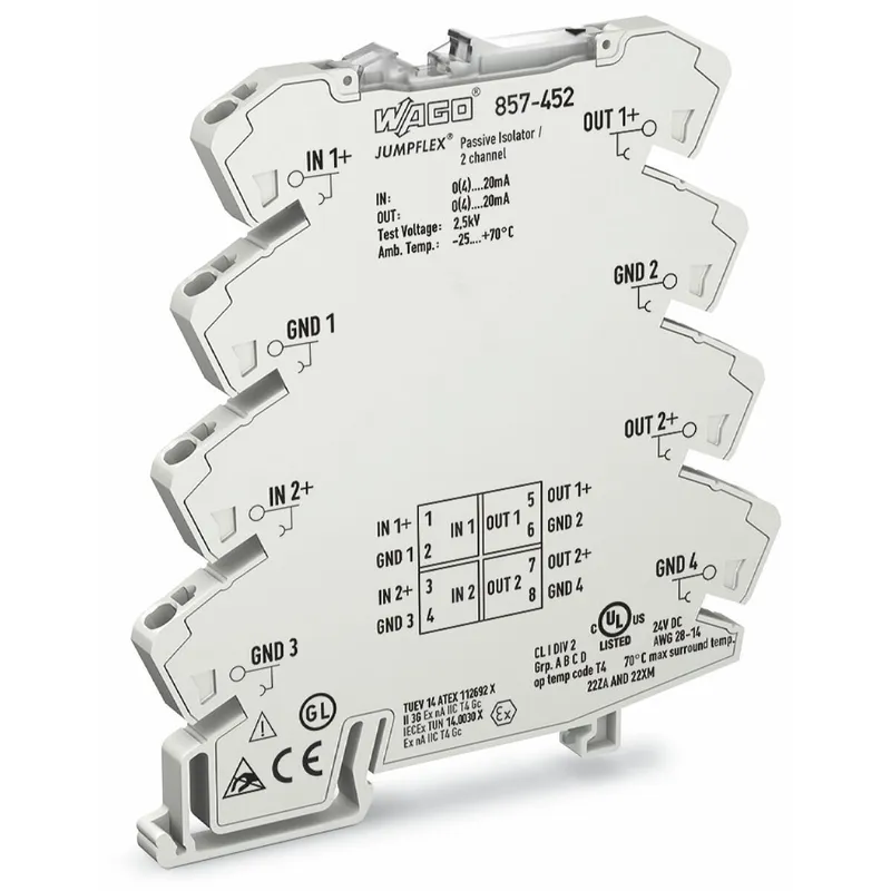 WAGO Passivtrenner 857-452 2-kanalig