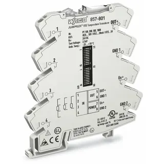 WAGO Temperaturmessumformer 857-801 PT-Sensoren 24V DC