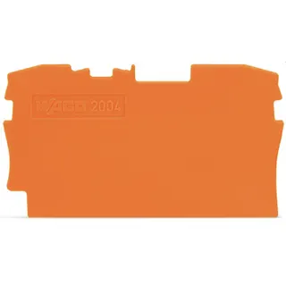 WAGO Abschlussplatte u. Zwischenplatte 2004-1292 orange