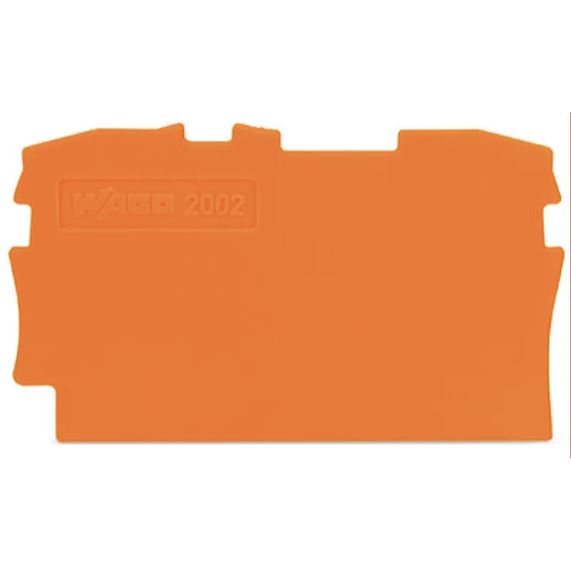WAGO Abschlussplatte u. Zwischenplatte 2002-1292 orange