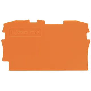 WAGO Abschlussplatte u. Zwischenplatte 2002-1292 orange