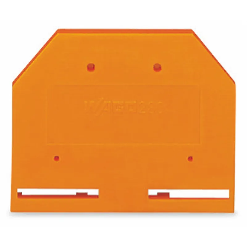 WAGO Abschlussplatte u. Zwischenplatte 280-302 orange