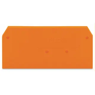 WAGO Abschlussplatte u. Zwischenplatte 280-309 orange