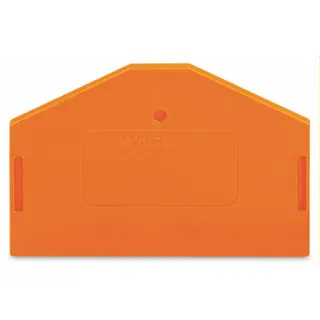 WAGO Abschlussplatte u. Zwischenplatte 280-313 orange