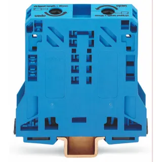 WAGO 2 Leiter Durchgangsklemme 285-154 50qmm blau