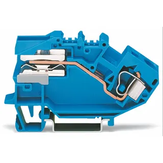 WAGO 1 Leiter N Trennklemme 784-613 10qmm blau