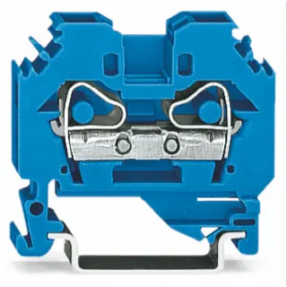 WAGO 2 Leiter Durchgangsklemme 282-104 6qmm blau