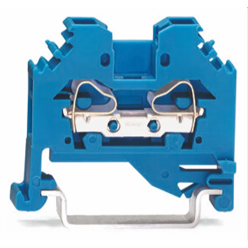 WAGO 2 Leiter Durchgangsklemme 281-104 4qmm blau