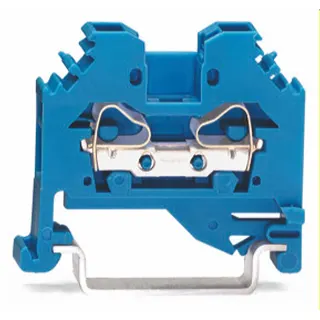 WAGO 2 Leiter Durchgangsklemme 281-104 4qmm blau