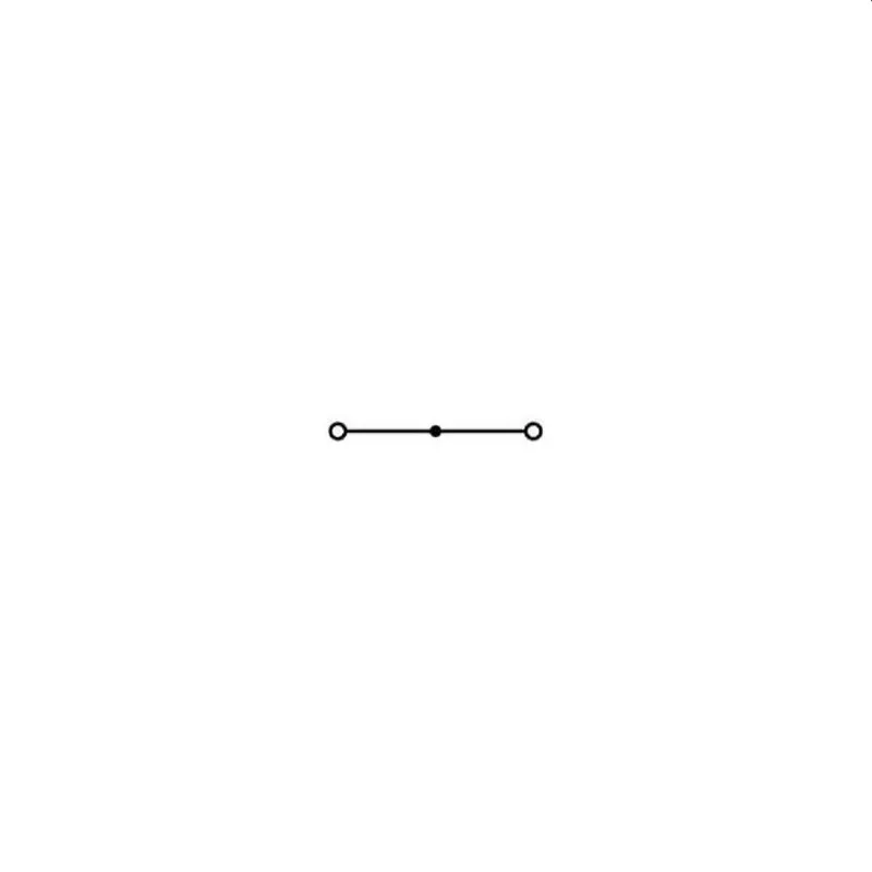 WAGO 2 Leiter Durchgangsklemme 283-104 16qmm blau