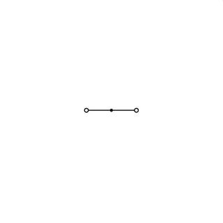 WAGO 2 Leiter Durchgangsklemme 283-101 16qmm grau