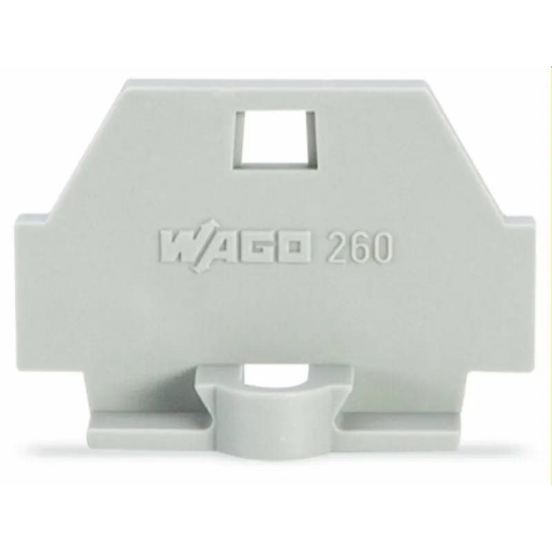 WAGO Abschlussplatte 260-361 grau