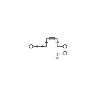 Phoenix Contact Sicherungsreihenklemme UT 4-PE/HESI (5X20)
