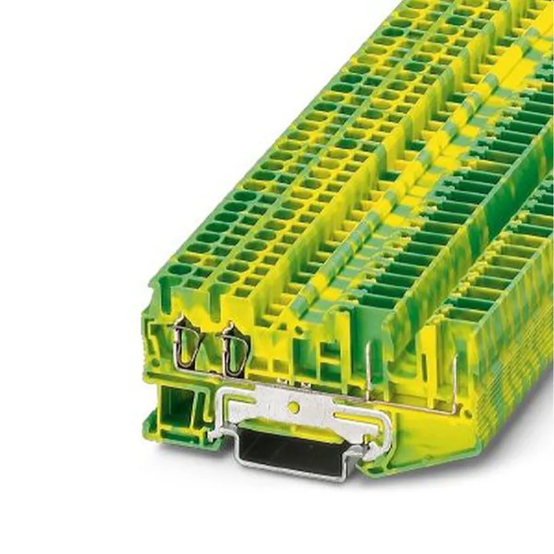 Phoenix Contact Zugfeder-Schutzleiterklemme ST 2,5-QUATTRO/2P-PE