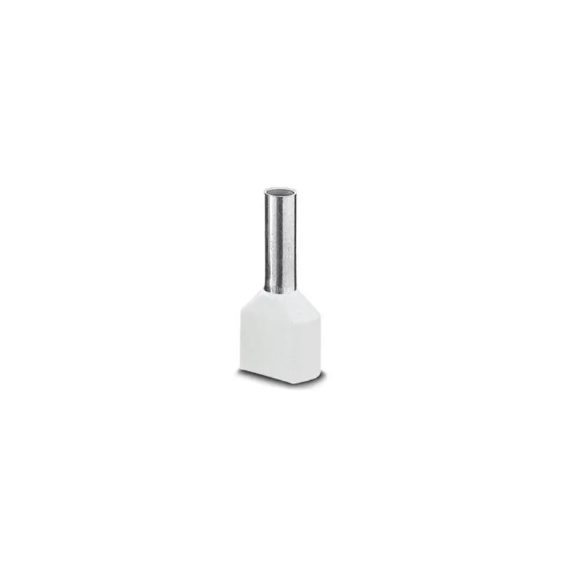 Phoenix Contact Aderendhülse AI-TWIN 2X 0,5 - 8 WH 8mm L: 15mm weiss