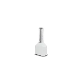 Phoenix Contact Aderendhülse AI-TWIN 2X 0,5-10 WH 10mm L: 15mm weiss
