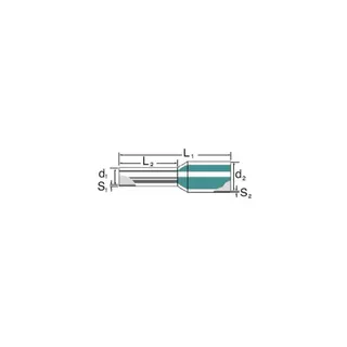 Weidmüller Aderendhülse H1,5/14D SW BD 9004350000 500 STK