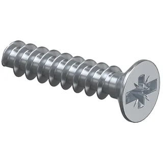 Kaiser Geräteschraube PlusMinus ?3,2x15mm gvz Pozidriv/Schlitz 2472-15