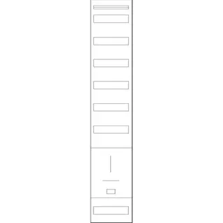 ABN Braun TSG-Feld T19N 1T 150mm Anschlussraum T19N