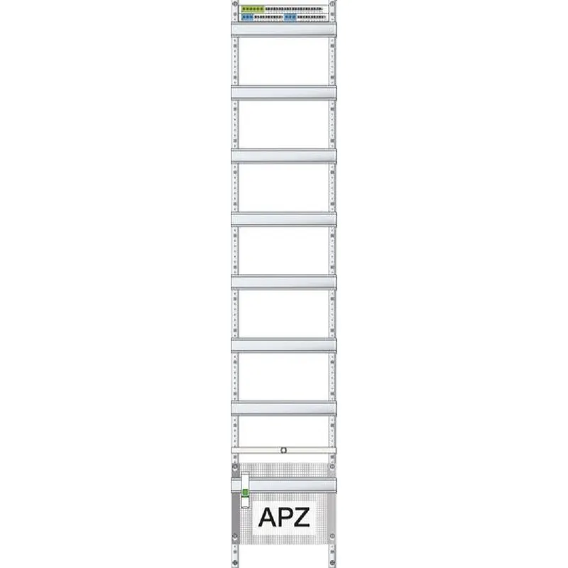 ABN Braun Verteilerfeld 1APZ 1V7 84TE 250x1350mm VA19